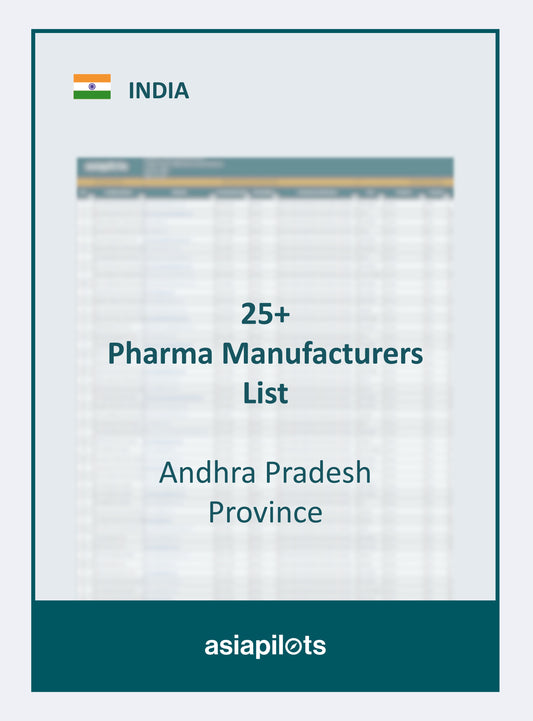 Company List | Pharma Manufacturer in India | Andhra Pradesh Province