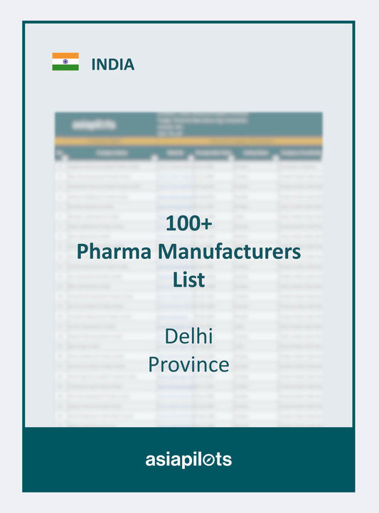 Company List | Pharma Manufacturer in India | Delhi Province