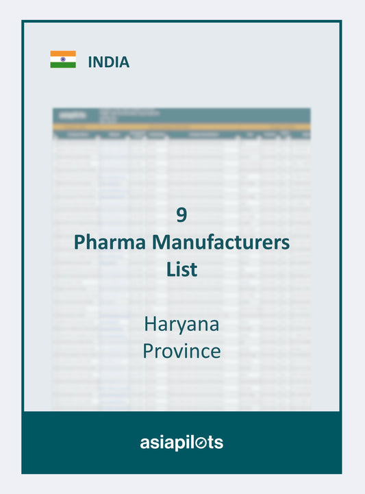 Company List | Pharma Manufacturer in India | Haryana Province