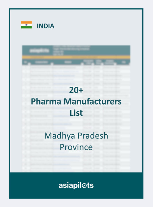 Company List | Pharma Manufacturer in India | Madhya Pradesh Province