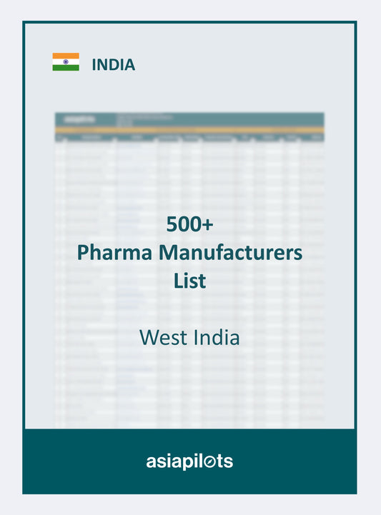 Company List | Pharma Manufacturer in India | West India