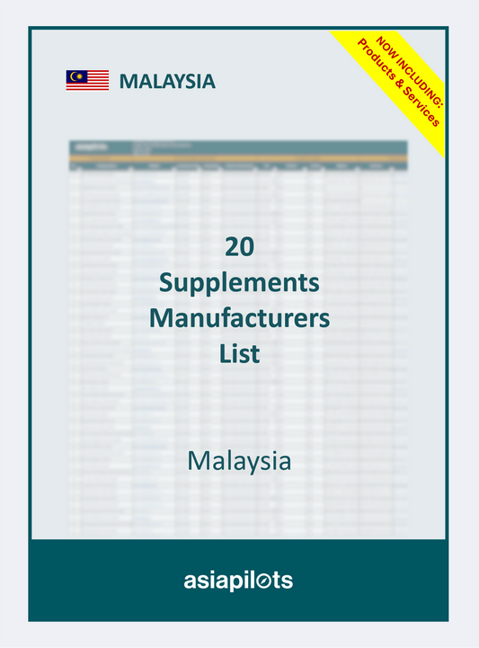 Company List | Supplements Manufacturers | Malaysia